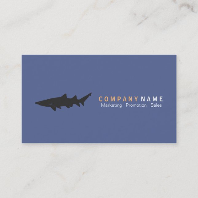 Shark Logo Business Card (Front)