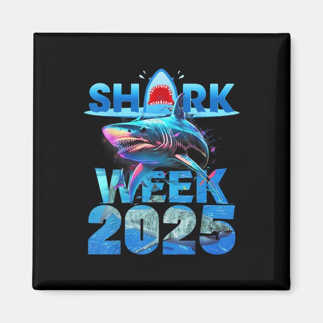 Shark Lover 2025 - Ocean Conservation Week  Magnet (Front)