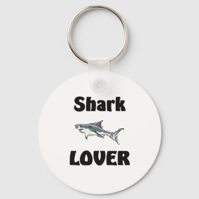 Shark Lover Key Ring (Front)