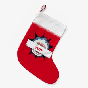 Shark Lover Personalised Small Christmas Stocking