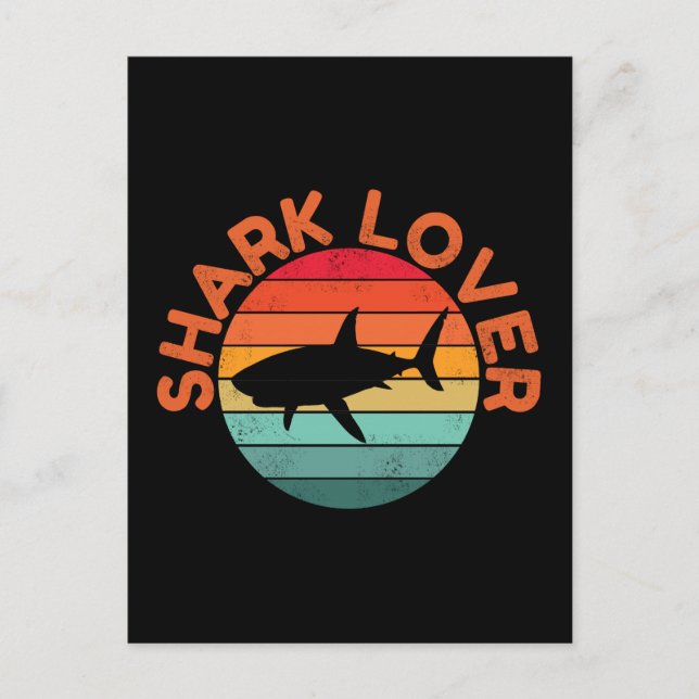 SHARK LOVER POSTCARD (Front)