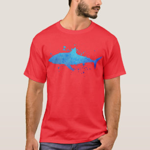 Shark Lover Retro Vintage Scuba Diving Snorkelling T-Shirt