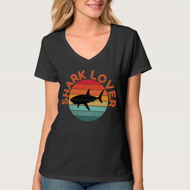 SHARK LOVER T-Shirt (Front)