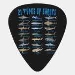 Shark Lovers 21 Types Of Sharks Ocean Animal Guitar Pick<br><div class="desc">Shark Lovers 21 Types Of Sharks Ocean Animal</div>