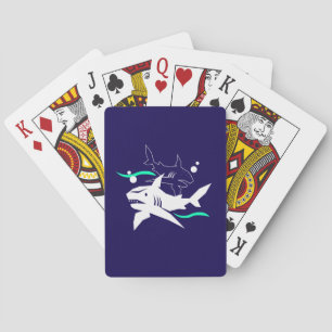 Shark lovers dream playing cards