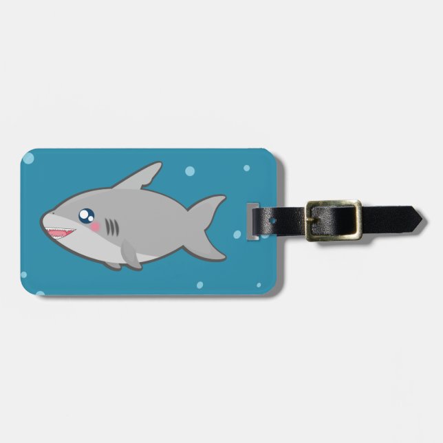 Shark Luggage Tag (Front Horizontal)