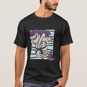 Shark Martial Arts Fighter Funny Karate Cartoon Gr T-Shirt