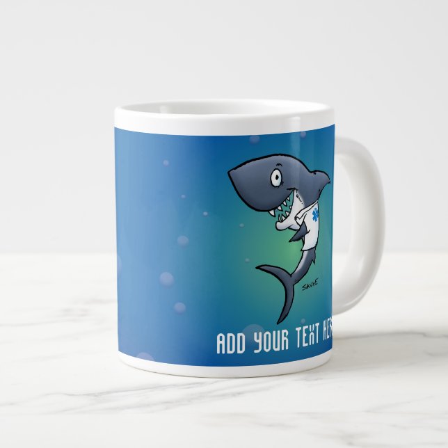Shark Medical Healthcare Jumbo Mug (Front Right)