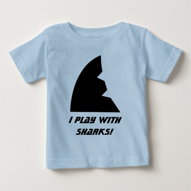 Shark Meeple Baby shirt (Front)