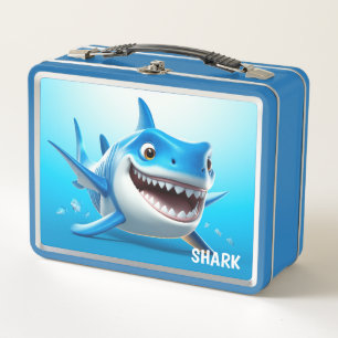 Shark Metal Lunch Box