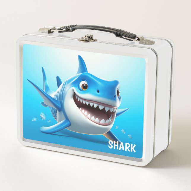 Shark Metal Lunch Box (Front)