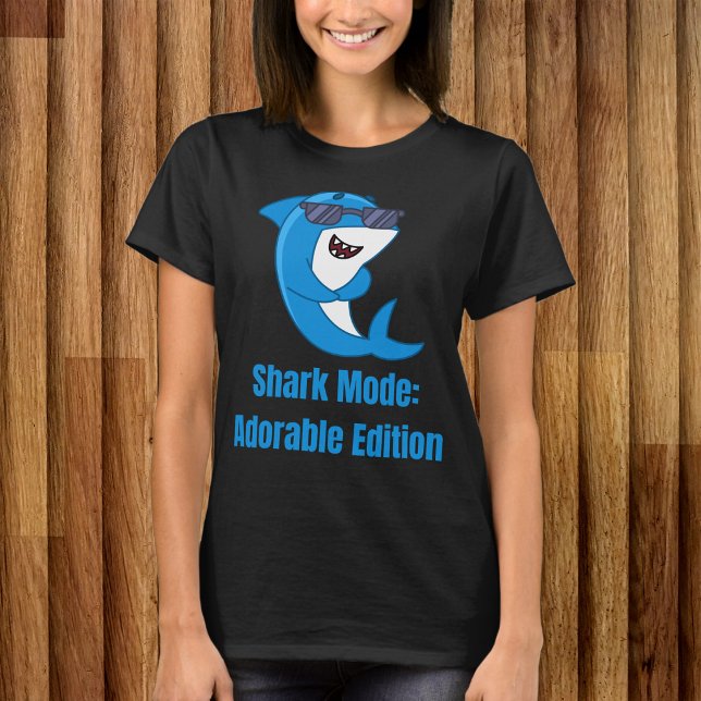 Shark Mode: Adorable Edition T-Shirt (Creator Uploaded)