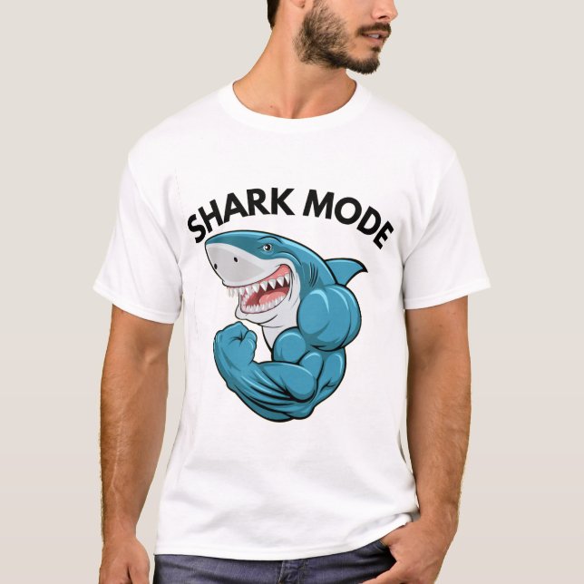 Shark Mode Gym T-Shirt (Front)