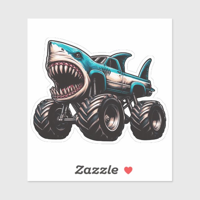 Shark Monster Truck (Sheet)