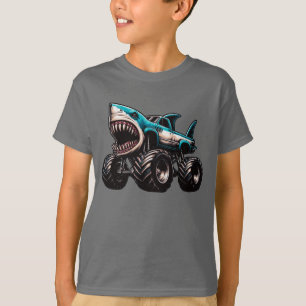 Shark Monster Truck T-Shirt