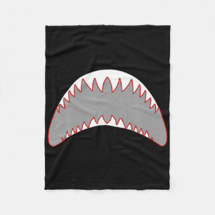 Shark Mouth Jaw Lazy Easy Costume For Halloween Pa Fleece Blanket