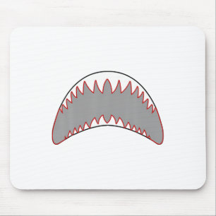 Shark Mouth Jaw Lazy Easy Costume For Halloween Pa Mouse Pad