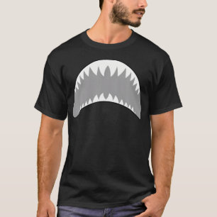 Shark Mouth Jaw Lazy Easy Costume For Halloween Pa T-Shirt