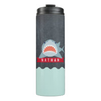 Shark Navy Blue Under the Water