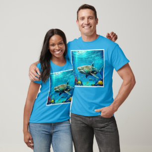 Shark Ocean Predator Art T-Shirt
