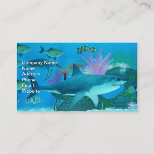 Shark Ocean Reef Business Card