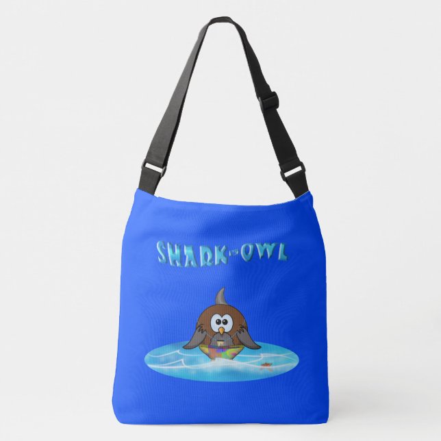 shark-owl crossbody bag (Front)