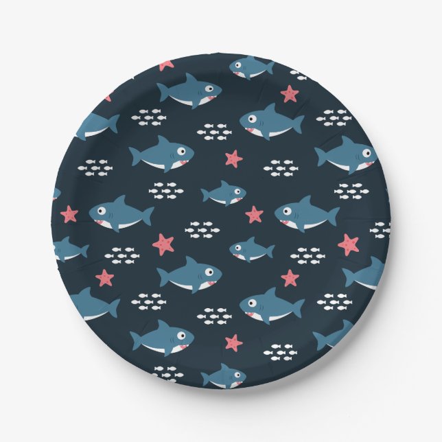 Shark Paper Plate (Front)