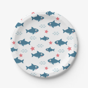 Shark Paper Plate