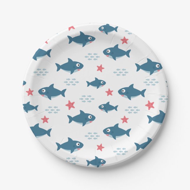 Shark Paper Plate (Front)