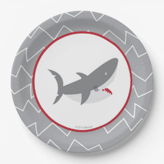 Shark Paper Plates