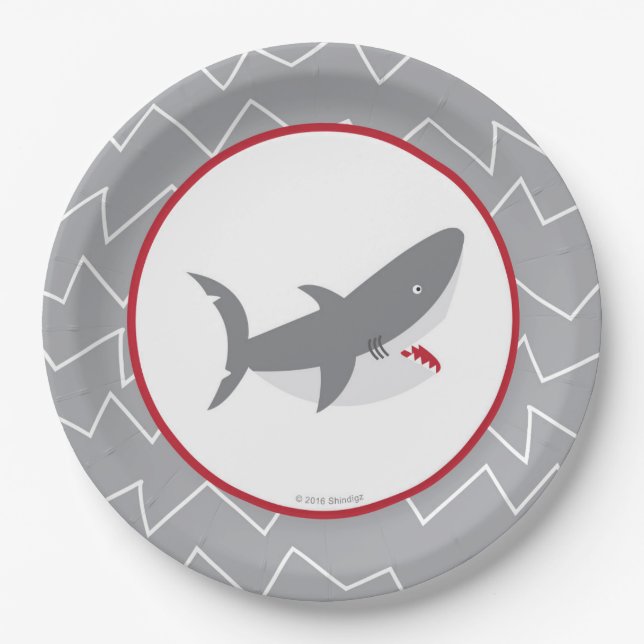 Shark Paper Plates (Front)