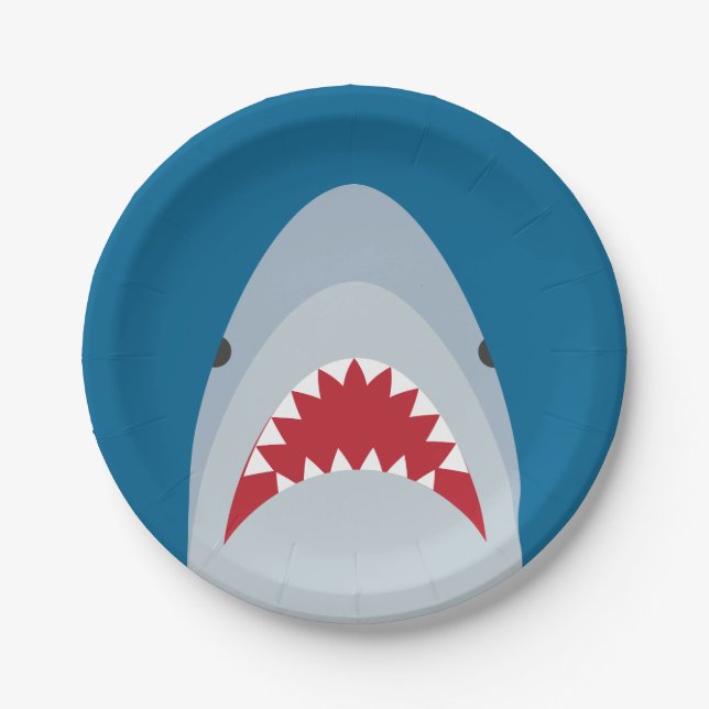Shark Paper Plates (Front)