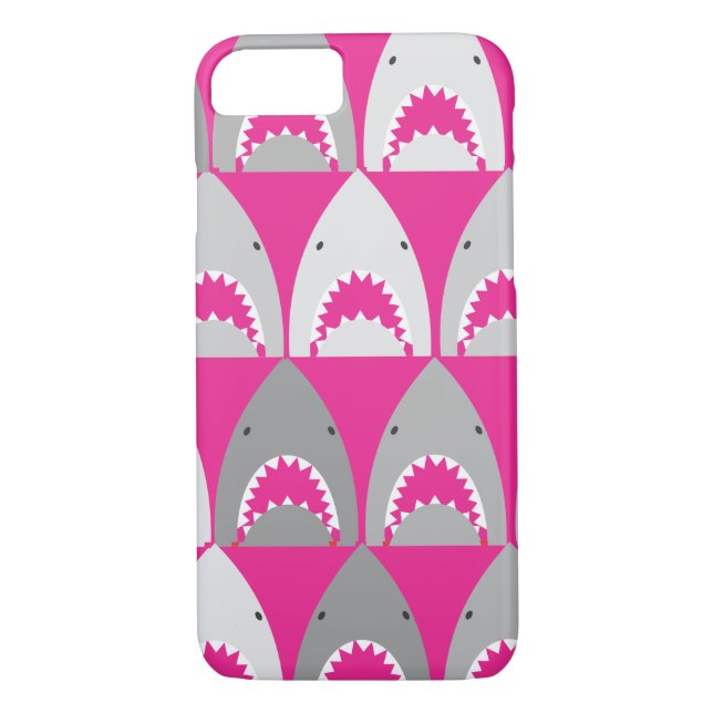 Shark Pattern Case-Mate iPhone Case (Back)