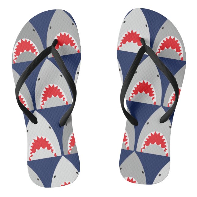 Shark Pattern Jandals (Footbed)