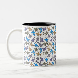 Shark Pattern mug
