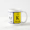 Shark periodic table word mug