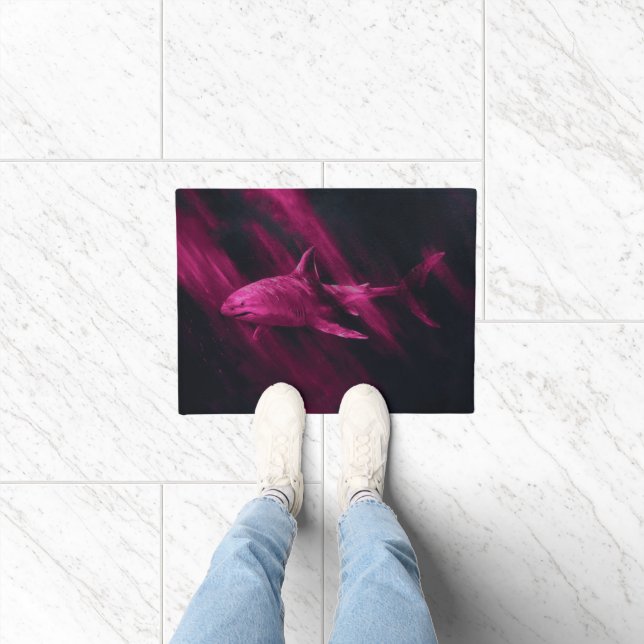 Shark Pink 18 x 24 Doormat (Indoor)