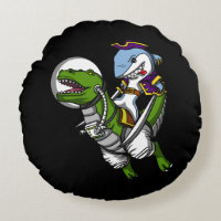 Shark Pirate Riding T-Rex Dinosaur