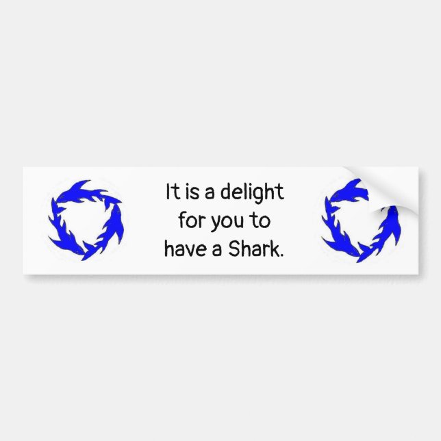 Shark Pit bumper sticker (Front)