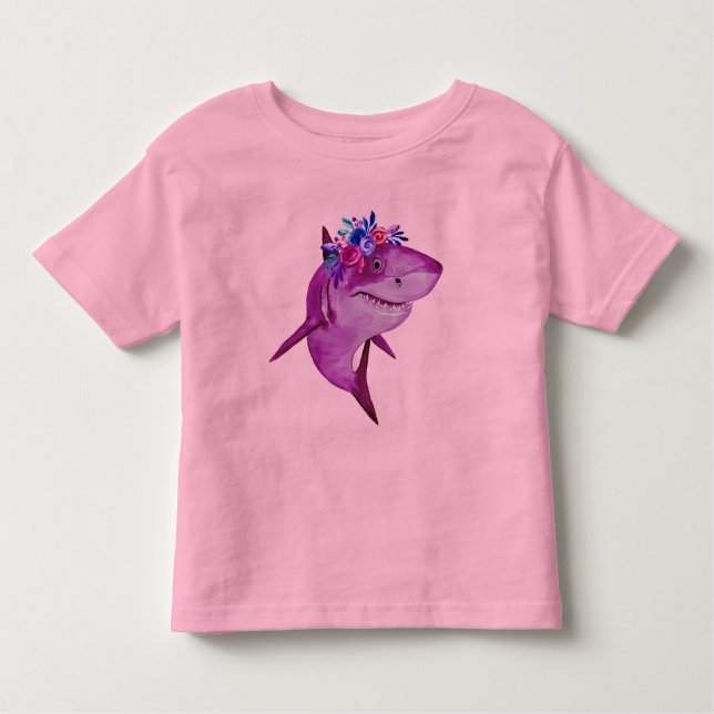 Shark Queen Toddler T-Shirt (Front)