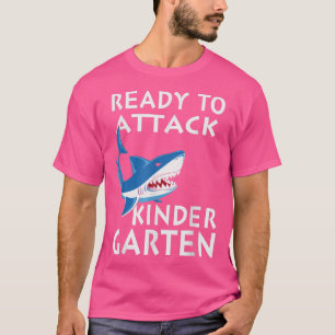 Shark Ready To Attack Kindergarten  T-Shirt