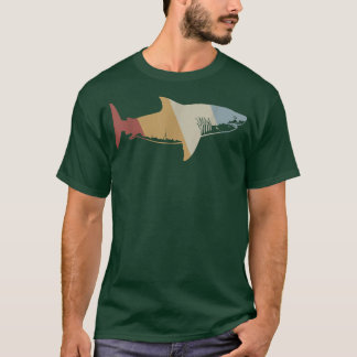 Shark Retro Style Vintage  T-Shirt