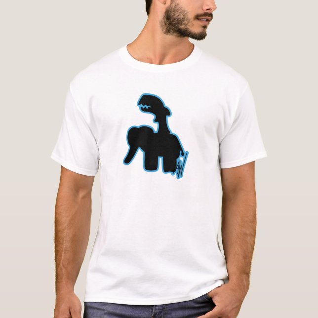 Shark Riding Elephant T-Shirt (Front)