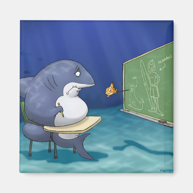 Shark School Magnet (Front)