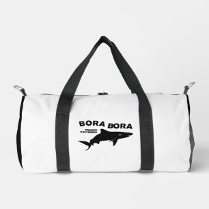 Shark Scuba Diving In Bora Bora Duffle Bag