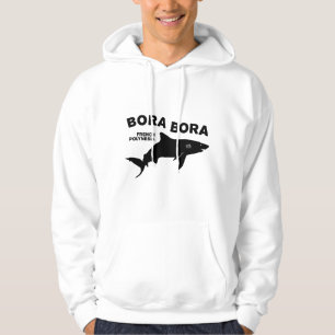 Shark Scuba Diving In Bora Bora Hoodie