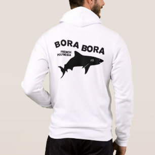 Shark Scuba Diving In Bora Bora Hoodie