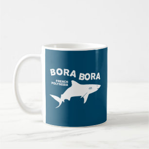 Shark Scuba Duiving In Bora Bora Coffee Mug