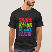 Shark Shark Shark Shark Cool Summer Look for Men W