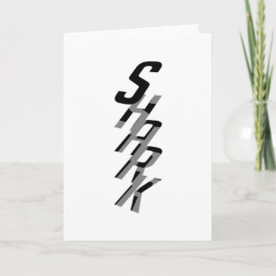 Shark Sharks Fin Fish Ocean Cool Sea Funny Gift Card